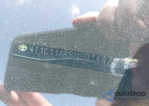 2022 Toyota Camry Le from USA, damaged, VIN 4T1C11AK8NU014479